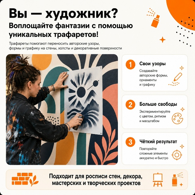Трафареты для художников и дизайнеров